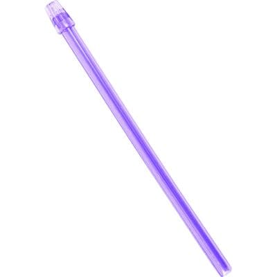 SafeBasics Saliva Ejectors, Clear Lavender with Lavender Tip, 6.2 mm x 150 mm, 105/Pkg - SafeBasics Saliva Ejectors - Clear Lavender with Lavender Tip - Image 1