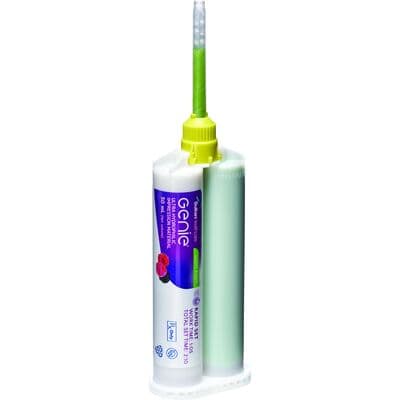 Genie VPS Impression Material, Light Body, Rapid Set, Berry Flavor, 2 x 50 mL Cartridges with Mixing and Intraoral Tips thumbnail 5