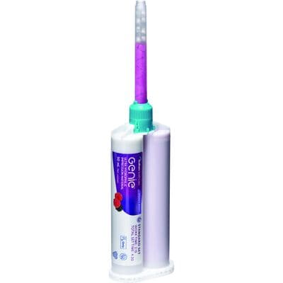 Sultan Genie VPS Impression Material, Heavy Body, Regular Set, Berry Flavor, 2 x 50 mL Cartridges with Mixing Tips thumbnail 5