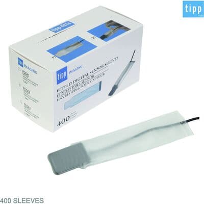TIPP X-Ray Sensor Barrier Sheath Sleeves, Large (Size 2/3), Clear, Latex-Free, 400/Box, FDS300 thumbnail 4
