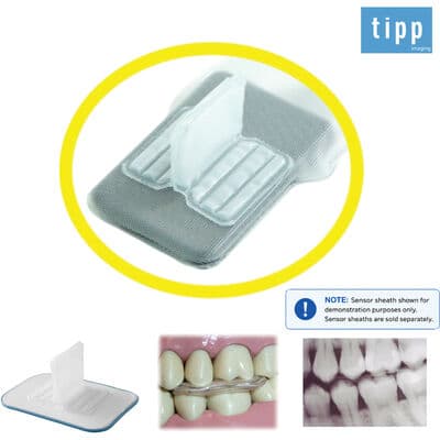 Tipp Flex-Bite Air Cushion Bitewing Tabs, Self-Adhesive, White, 300/Box, FLT thumbnail 4