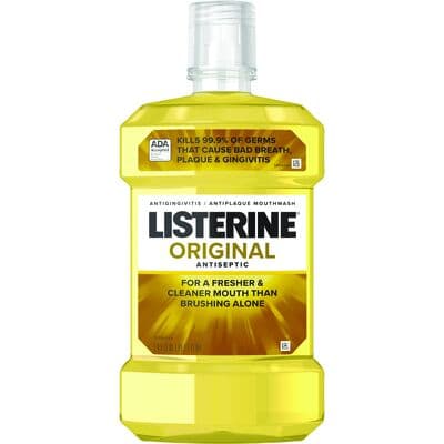 Listerine Antiseptic Mouthwash, Original, 1.5 L Bottle, 6/Case thumbnail 8