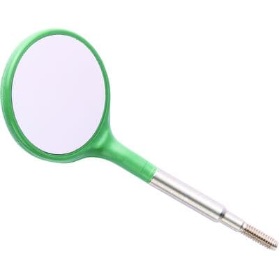 Zirc Crystal HD® #4 Green Resin Mouth Mirror Screw-On Heads, Cone Socket, 12/Pkg, 50Z371D thumbnail 8
