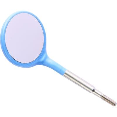 Zirc Crystal HD® #5 Blue Resin Mouth Mirror Screw-On Heads, Cone Socket, 12/Pack, 50Z372B thumbnail 16