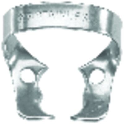 Dentech Rubber Dam Clamp, Wingless, Bicuspid-Molar, Size 51 - Rubber Dam Clamps, Bicuspid - Molar, Wingless, 51 - Image 1