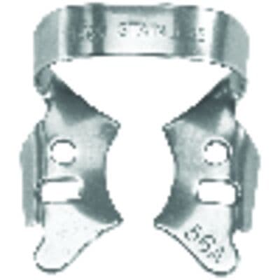 Dentech Rubber Dam Clamp, Bicuspid-Molar, Winged, Size 56A - Rubber Dam Clamps, Bicuspid - Molar, Winged, 56A - Image 1