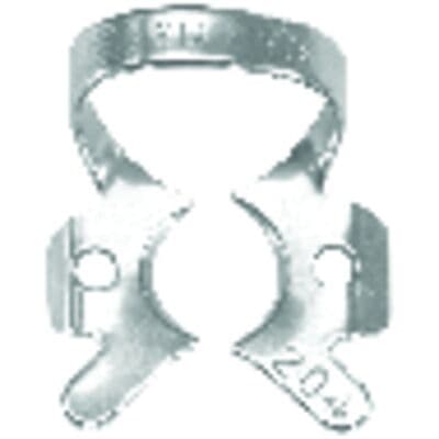 Dentech Rubber Dam Clamp, Bicuspid-Molar, Winged, Size 204 - Rubber Dam Clamps, Bicuspid - Molar, Winged, 204 - Image 1