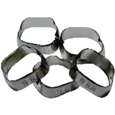 Patterson® Plain First Molar Bands – Upper Right, Size 23, 3/Pkg - Patterson® Plain First Molar Bands – Upper Right, 3/Pkg - 23 - Image 1