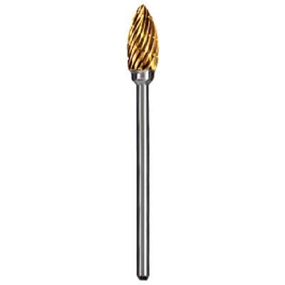 Dedeco Goldies Carbide Bur, Regular Cut, 61-A/81-A, HP (2.35mm Shank), Titanium Nitride Coated, 1/Pkg, 8013 thumbnail 8