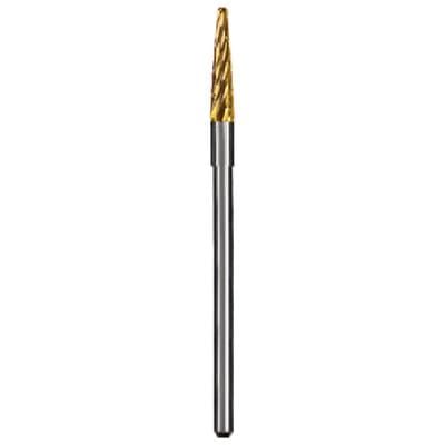 Dedeco Goldies Carbide Bur 41-P, Regular Cut, Handpiece, Titanium Nitride Coated, 1/Pk, 8051 thumbnail 8