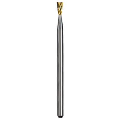 Dedeco Goldies Carbide Bur 71-G, Regular Cut, Handpiece (HP), Titanium Nitride Coated, 1/Pk thumbnail 3
