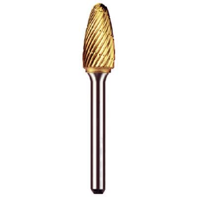 Dedeco Goldies Carbide Bur, HP, Regular Cross Cut, #A-1/2, 3/32" Shank, 1/Pk thumbnail 7