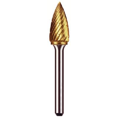 Dedeco Goldies Carbide Bur, HP, Regular Cross Cut, # C-1/2, 3/32" Shank, 1/Pk thumbnail 7
