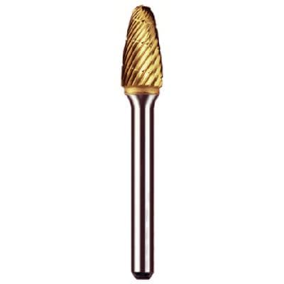 Dedeco Goldies Carbide Bur, HP, Regular Cross Cut, #A-3/8, 3/32" Shank, 1/Pk thumbnail 8
