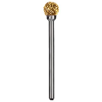 Dedeco Goldies Carbide Bur 52-D/XC, Coarse Cut, Titanium Nitride Coated, HP (2.35mm Shank), 1/Pk thumbnail 7