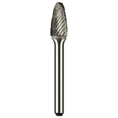Dedeco Carbide Lathe Bur A-3/8, 3/8" Diameter, Tapered, Uncoated thumbnail 5
