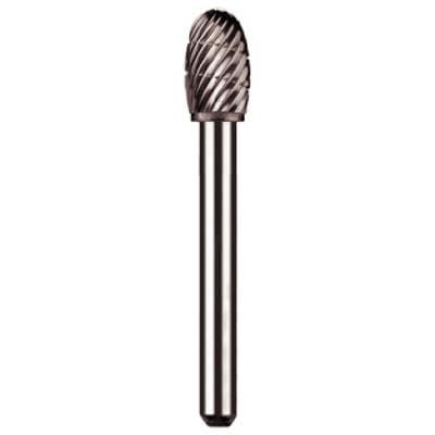 Dedeco Carbide Lathe Bur, Egg Head, D-3/8, 3/8" Diameter, 1/Pkg thumbnail 4