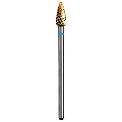Dedeco Euro Goldies Carbide Bur, Regular Cross Cut, HP, #G078E/040, 4.0 mm Diameter, Titanium Nitride Coated, Single Bur thumbnail 6