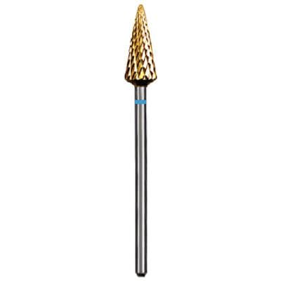 Dedeco Euro Goldies Carbide Bur, Regular Cross Cut, HP, Titanium Nitride Coated, 6.0 mm, G257RE/060 thumbnail 6