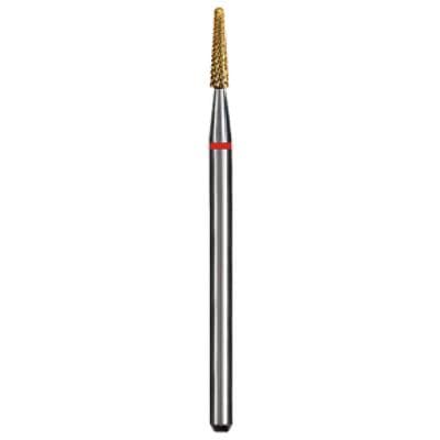 Dedeco Euro Goldies® Carbide Bur, Fine Crosscut, HP, #G138EF, 1.6 mm Diameter, Titanium Nitride Coated, 1/Pkg thumbnail 4
