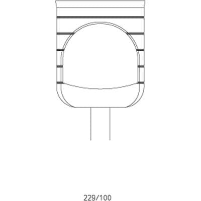 Meisinger Trephine Control Bone Replacing System 229-100-RAL, Right Angle Long, 10.0mm ID / 11.0mm OD, 10mm Length, Each thumbnail 2