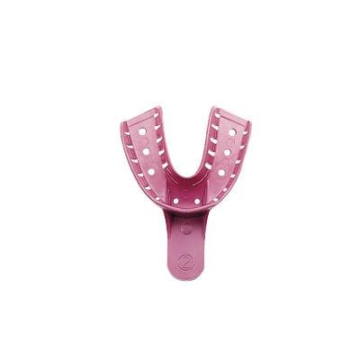 DenTray® II Disposable Impression Tray #2P Large Lower Perforated, Pack of 12 thumbnail 3