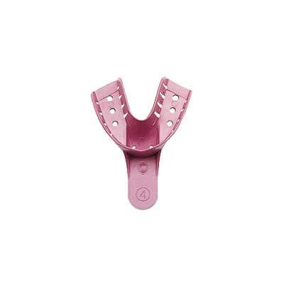 DenTray® II Disposable Impression Tray #4P Medium Lower Perforated, Pack of 12 thumbnail 3