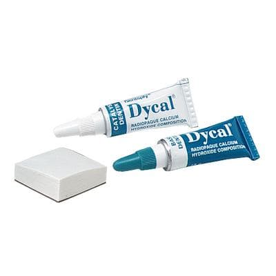 Dycal Radiopaque Calcium Hydroxide Composition Standard Pack, Dentin Shade, 1 Base (13g) + 1 Catalyst (11g) Tube, 623802 thumbnail 15