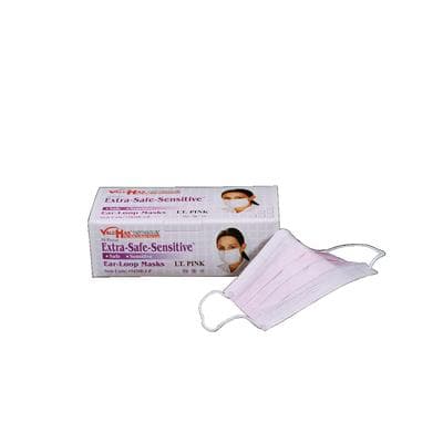 Extra-Safe Sensitive™ Earloop Procedure Masks, Light Pink, Latex-Free, Fluid-Resistant, ASTM Level 3, 50/Box, 5430E-LP thumbnail 7