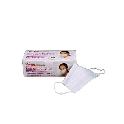 ValuMax Extra-Safe Sensitive Ear-Loop Masks, White, ASTM Level 3, 50/Box, 5430E-WH thumbnail 6