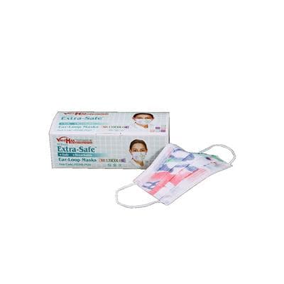 ValuMax Extra-Safe Procedural Ear-Loop Face Mask, Multicolor Assortment, ASTM Level 3, Latex-Free, 50/Box, 5330E-MC thumbnail 8