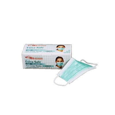 ValuMax Extra-Safe Earloop Procedure Mask, Green, 50/Box, 5330E-GR thumbnail 7