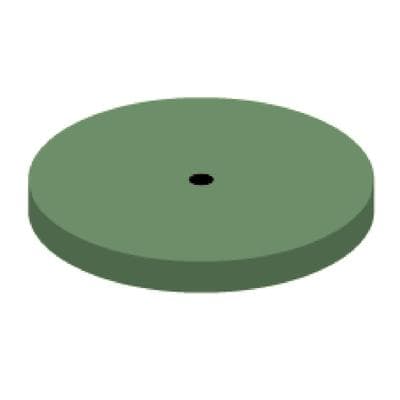 NTI Silicone Polishers, Unmounted, Large Disc, #220, 22 mm, Green, High Shine, 10/Pk, P0101-220 thumbnail 8