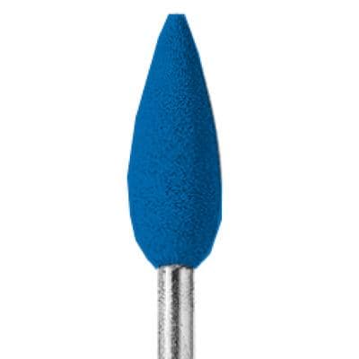 NTI Silicone Polisher, Blue, Medium Grit, Flame Shape, HP Shank, 4.5 mm, 10/Pk, P0440-045 thumbnail 8