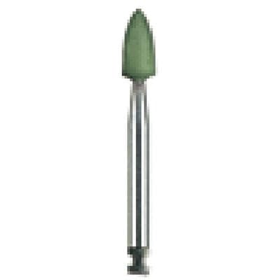 NTI Silicone Polisher, Green, Flame Shape, RA (Right Angle) Latch Shank, #060 (3.1 mm), High Shine for Alloys/Amalgam/Composites, 10/Pk, P0133-031 thumbnail 11