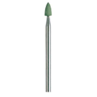 NTI Silicone Polisher, Green, High Shine, Flame Shape, HP Shank, 10/Pkg, P0146 thumbnail 7
