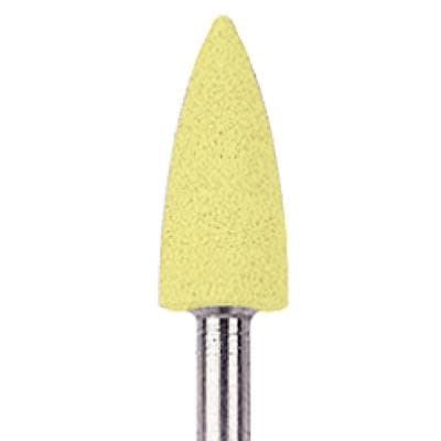 NTI Goldstar Polisher, Yellow, Flame Shape, HP Shank, 10/Pkg, P18144 thumbnail 5