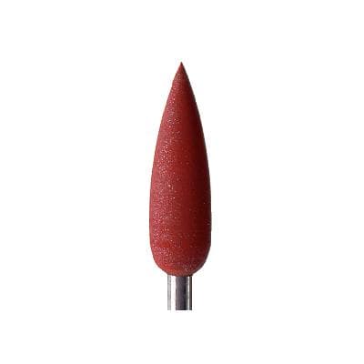 Meisinger 9501P-055 Flexible Polisher, Flame Shape, Brown, Medium Grit, HP Handpiece, 5.5 mm, Pack of 5 thumbnail 4