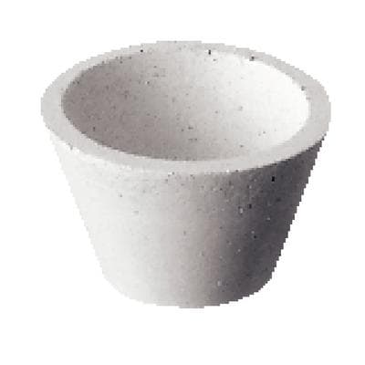 Meisinger Twist Polisher Universal Polishing Cup, White, Unmounted, 11.0 mm, 10/Pkg, 9516U-110-UNM-WH thumbnail 4