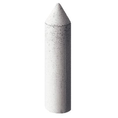 Meisinger 9515U-060 Universal Flexible Polisher, Unmounted, White, Cylindrical Pointed, 6.0 mm, Pack of 10 thumbnail 3