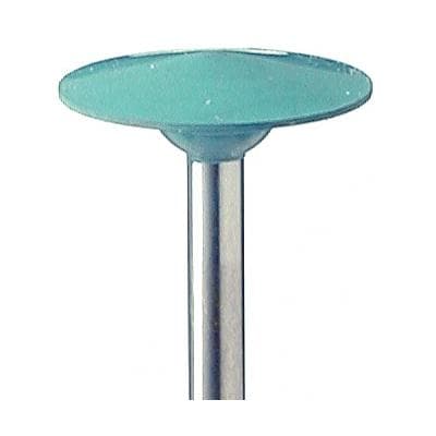 Meisinger Universal Flexible Polishers for Gold, Amalgam, Acrylic and Cement – HP, Disc, Green, Polishing, 12.0 mm Diameter, 5/Pkg, ISO# 9982P - Universal Flexible Polishers for Gold, Amalgam, Acrylic and Cement – HP, 5/Pkg - Disc, Green, Polishing, 9982P, 12.0 mm Diameter - Image 1