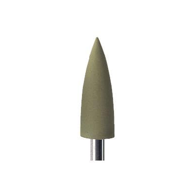 Meisinger 9580H-056 HP Yellow Fine Lab Polisher, Flame Shape, High Shine, 5.6 mm Head, 16 mm Working Length, Pack of 5 thumbnail 4