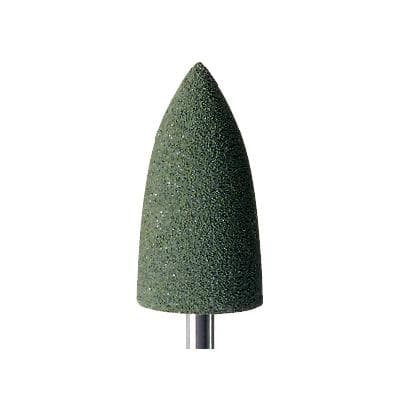 Meisinger 9579V-100 HP Lab Green Coarse Pre-Polishers, Point Shape, 10mm Head, 5/Pack thumbnail 4