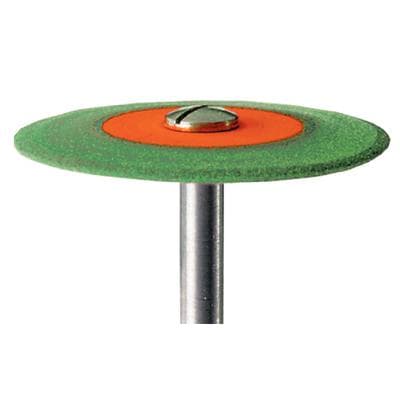 Meisinger Porcelain Polisher Disc, Handpiece, Knife Edge, Coarse, Green/Orange, 26 mm, 1/Pk, 9770G-260-HP-GR/O thumbnail 13