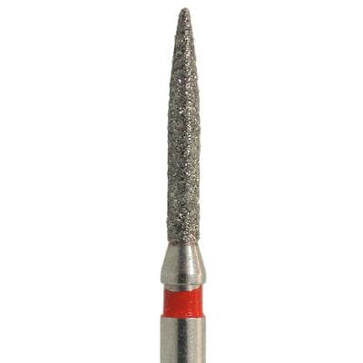 Meisinger 862F-010-FG Fine Diamond Bur, Flame Shape, Friction Grip, 1.0 mm Head, 5/Pk thumbnail 8