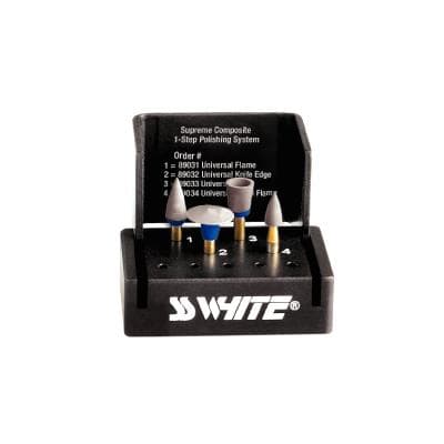 Jazz Supreme Diamond Polishers, RA, 4-Piece Kit with Autoclavable Bur Block, 4/Pk, 89035 thumbnail 14