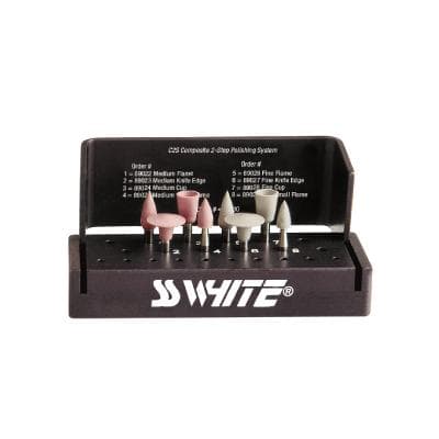 Jazz C2S Diamond Polishers, RA, 8-Piece Composite Kit with Autoclavable Bur Block, 8/Pk, 89030 thumbnail 7