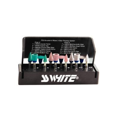 Jazz P3S Diamond Polishers, RA, 12-Piece Kit with Autoclavable Bur Block, 12/Pk, 89016 thumbnail 13