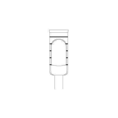 Meisinger 229-045 RAL Trephine Bur, 4.5mm Internal Diameter, 5.5mm External Diameter, 10mm Working Length, Stainless Steel, Right Angle Surgical Long Shank thumbnail 3
