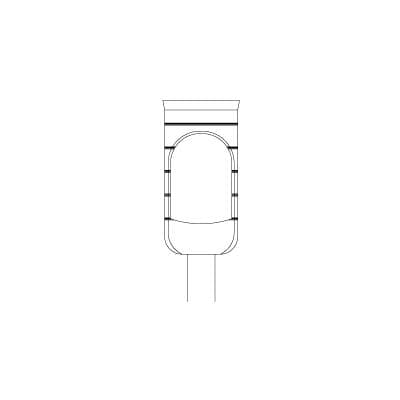 Meisinger Trephine Bur, RAL (Right Angle Long), 5.5mm ID / 6.5mm OD, Stainless Steel, 10mm Length, 229-055 thumbnail 3